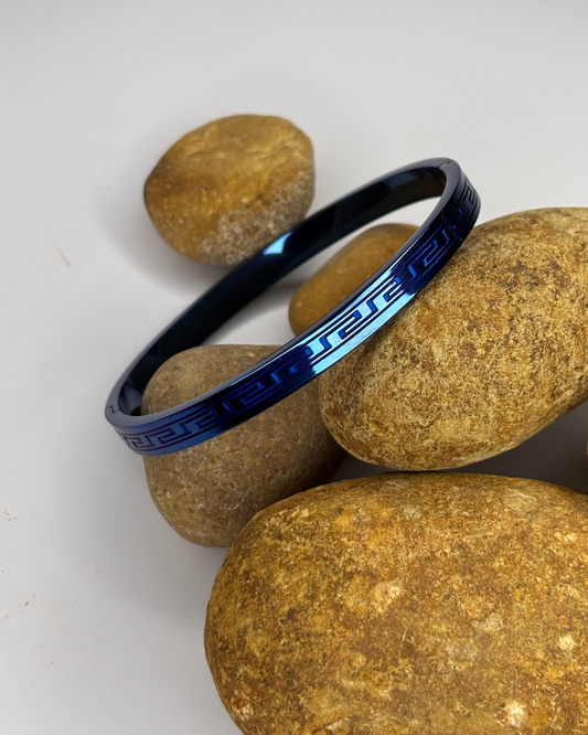 Blue Versace Icon Bracelet ā Bold & Stylish Unisex Jewelry