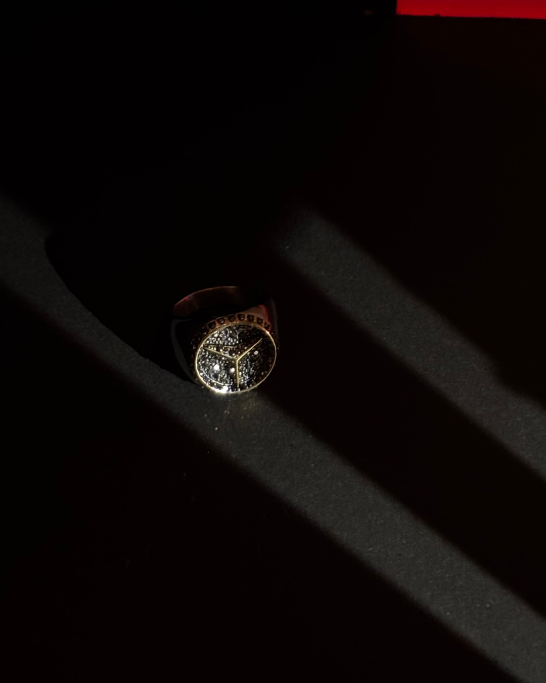 Mercedes Star Stainless Steel Ring – Luxury Minimalist Jewelry