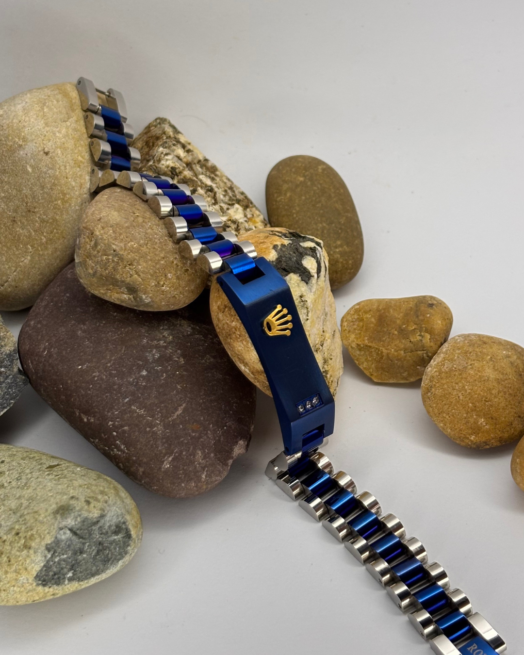 Luxury Rolex Style Bracelet – Timeless Unisex Jewelry (Available in 5 Colors)