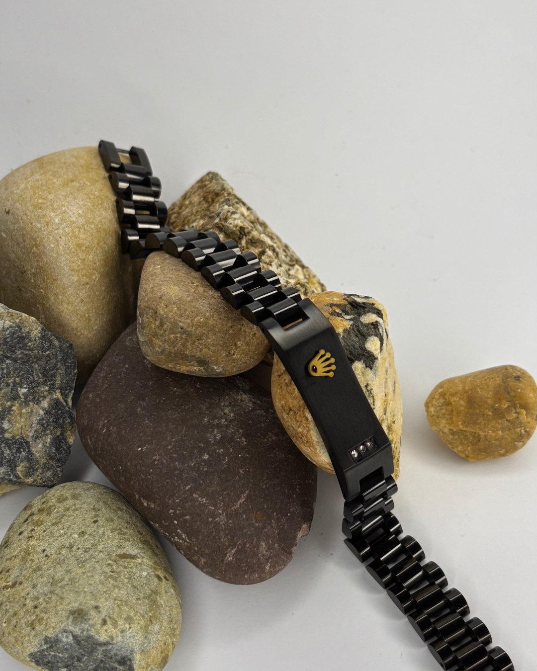 Luxury Rolex Style Bracelet – Timeless Unisex Jewelry (Available in 5 Colors)