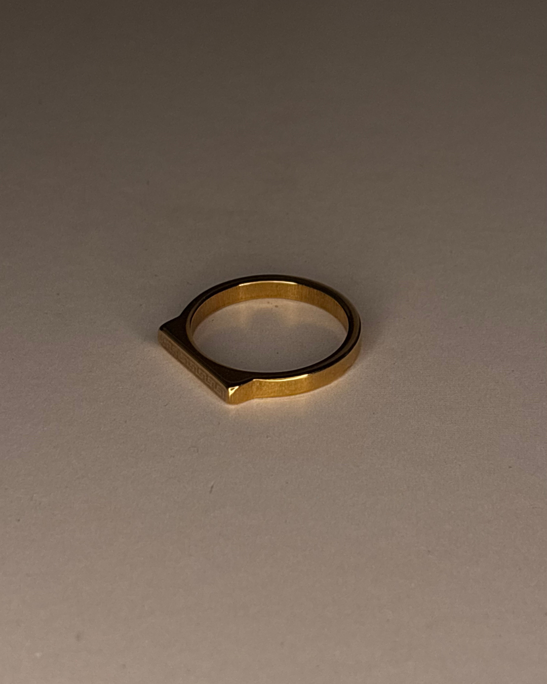 Men’s  Greek Key Statement Ring | Iconic Versace-Inspired Design