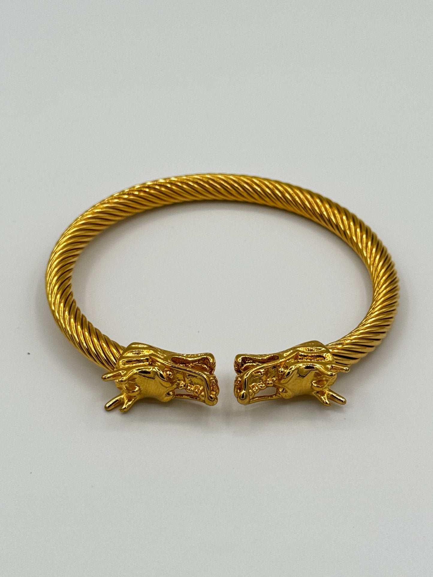 DripZen Dragon Cuff Bracelet – Silver Power Flow