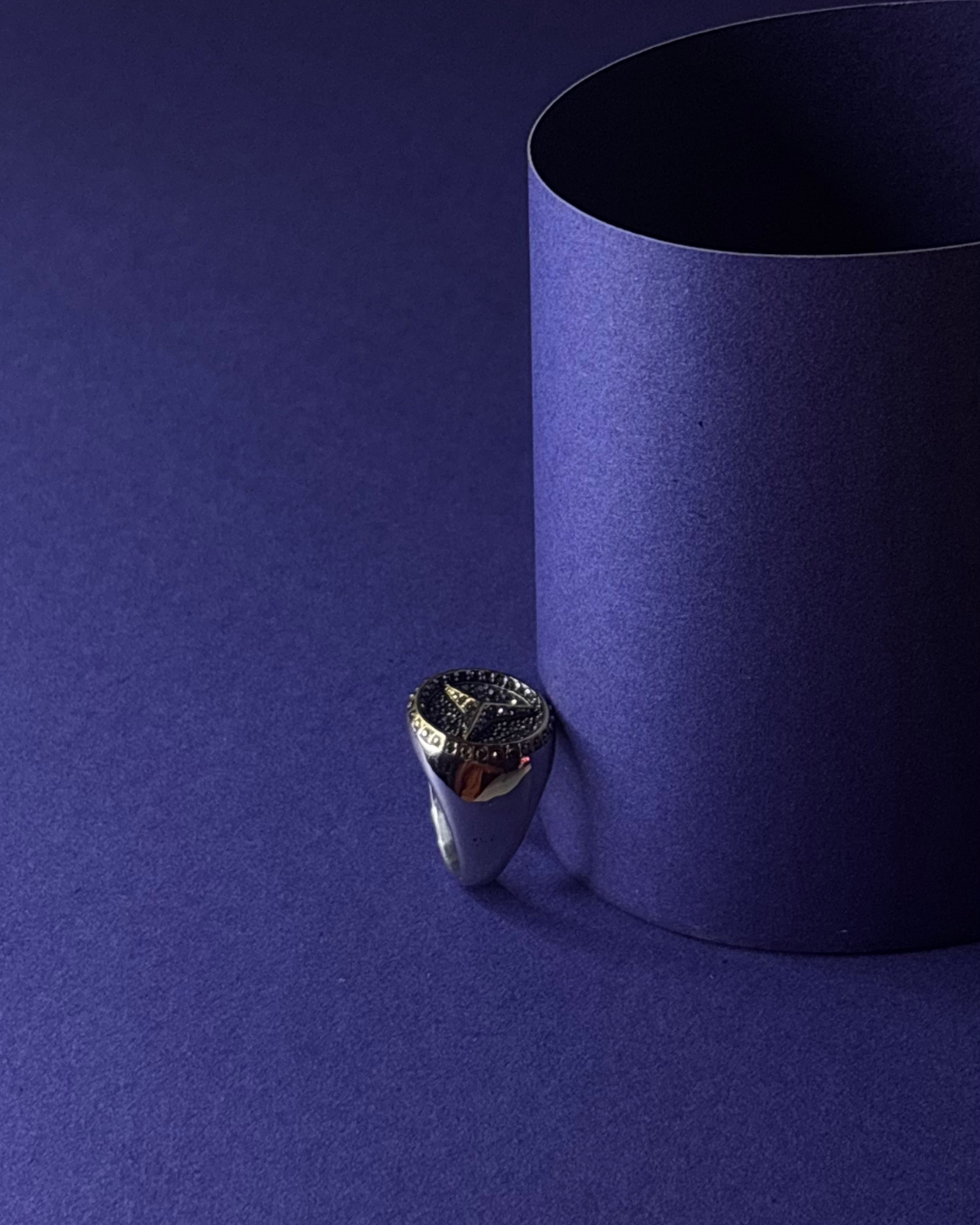 Mercedes Star Stainless Steel Ring – Luxury Minimalist Jewelry