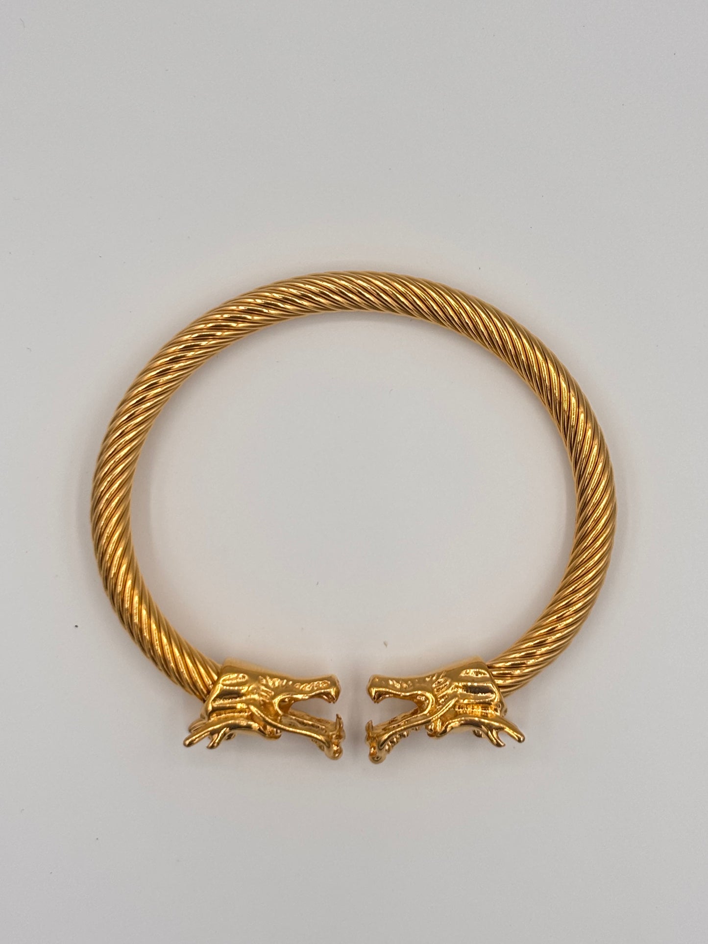 DripZen Dragon Cuff Bracelet – Silver Power Flow