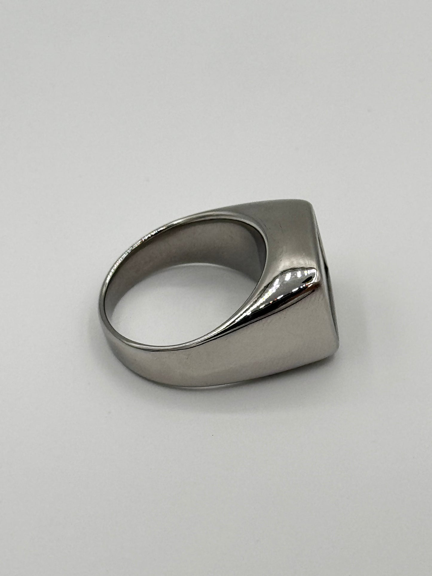 Men’s Prestige Silver Ring | Full Royal Elegance