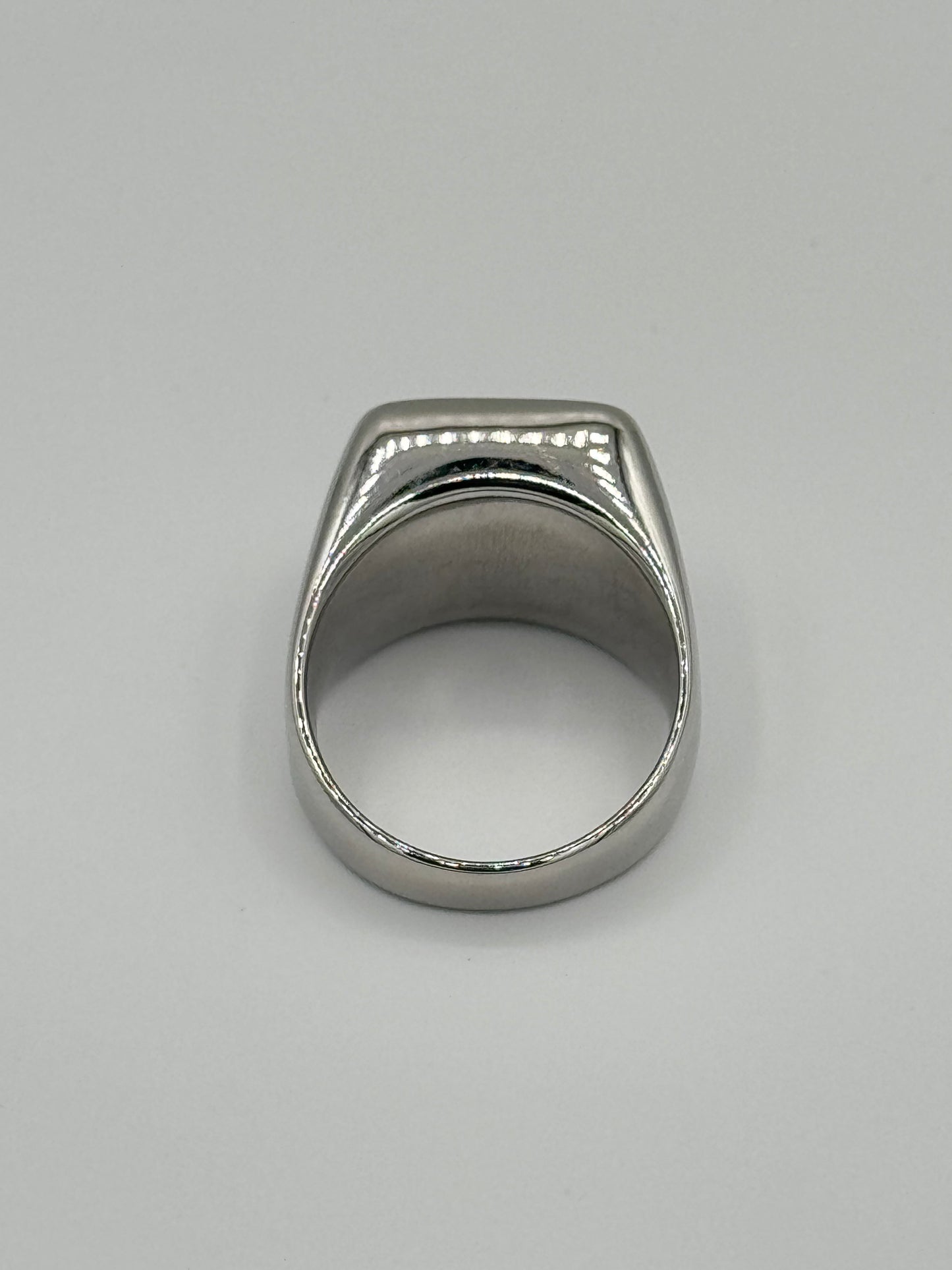 Men’s Prestige Silver Ring | Full Royal Elegance